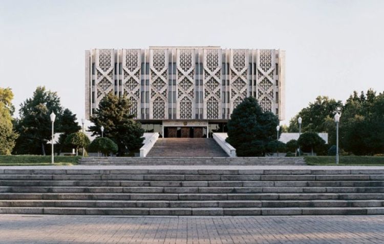 Muzey Lenina Tashkent Uzbekistan 1970